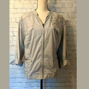 💋LANE BRYANT Womans Plus Light Jacket Size 28